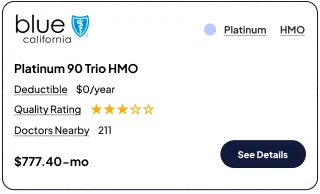 Example health insurance card